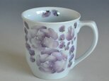 母の日ギフト　ローズ（紫）マグカップの画像