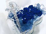 【プリザーブドフラワーピアノシリーズ】青い薔薇の神秘と奇跡の音色の画像