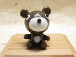 ガラスの造形・クマが座ってる。の画像