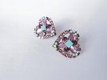 ヴィンテージビジューイヤリング ハート vintage earrings bijou <ER4-0420>