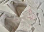 花刺繍 コットン超立体マスク 送料込みの画像