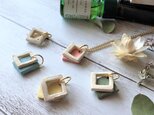 ほのかに香る信楽焼＊選べる5色 アロマシリーズ　陶器ネックレス　伝統工芸の画像
