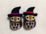 【Sさま売約済み】フクロウのブローチの画像