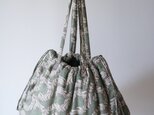 Hand block print bag / kusariの画像