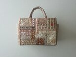 FRANCE RIBBON STANDARD BAG  (MOSAIC BEIGE)