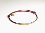 KNOT Bracelet / Garnet Red [国内送料無料]