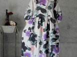 着物リメイク 浴衣のギャザーワンピース/フリーサイズ/注染の画像