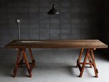 [造船古材] ロングテーブル（折り畳み式）：Vintage Collapsible Table【受注生産】の画像