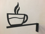 コーヒーカップサイン 中抜きタイプ休憩室の画像