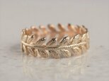 専用　K10 Rose leaf ring {R078K10}の画像