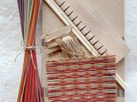 い草手織りコースター作り体験キット（赤系5色セット）の画像