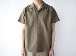 original cotton /open collar shirtの画像