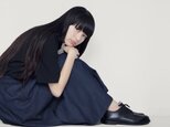 岡山デニム 毎日を上質に心地よく 色落ちしない濃紺 ギャザー ロングスカート ●IRIS-SK●