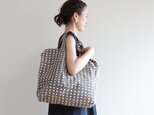 kinchaku bag / hand print  no.3の画像