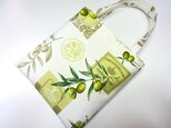 ★再販★  グリーンオリーブ　  小さなフラットトート（Ⅱ）