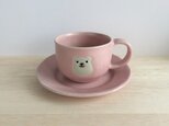 カップ＆ソーサー（ピンク）