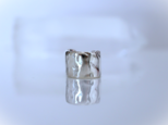 《入荷》Water surface ear cuffテクスチャーイヤーカフ silver925