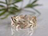 K18 Olive leaf ring [R066K18]の画像