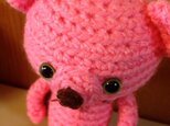 手編みクマ子　ピンクのRoroさんの画像