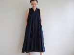 Chiangmai dress / navy blueの画像