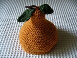 フルーツ帽（橙色梨）の画像