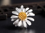 ＜受注制作＞ヒナギクのブローチ　SILVER　0429