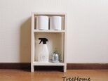 『Iibee-mini　ホワイト』　トイレ収納　トイレラック　収納棚　 棚　 シェルフの画像