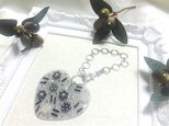 ハートとパールのkirakiraバックチャーム★の画像