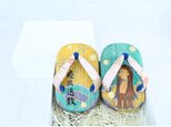 お守り下駄☆アマビエ様★縁起物の画像