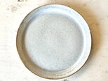 ドロマイト釉　7寸リムプレート