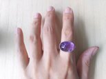 冷静な守護のリング アメジスト