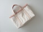 frill&ribbon embroidery tote (L)