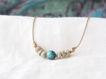 Earth Short Necklace-Blue-の画像
