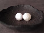 【K14gf】Coin Pearl Earrings／コインパールピアスの画像