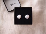 【K10】コインパールピアス／coin pearl・small