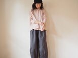 Cotton typewriter wide blouseの画像