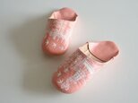 数量限定！バブーシュ（革スリッパ）サーモンピンクの画像
