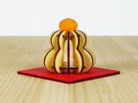 「鏡餅」木製ミニランプの画像