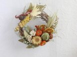 Harvest autumn wreathの画像