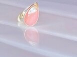 Pink Opal Leaf Ringの画像