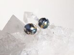 金銀箔パールのピアス/Milky Way/受注生産