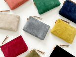 『2025全色再販』牛床ベロアとオイルヌメのマルチポーチ【9色展開】