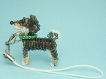 柴犬のストラップ（立ち）の画像