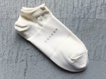 和紙靴下　ANKLE　晒 (WHITE)の画像
