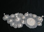 12.手編みの立体ドイリー〈L〉の画像
