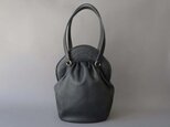 ・・S様ご注文作品・・stitch hand bag (black)の画像