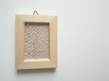 北欧風　手織りミニフレーム　長方形　B