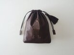 annco leather KINCHAKU [dark brown]