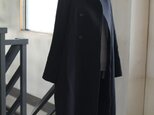 ベルギーリネン25番手厚手リネンコート　の画像