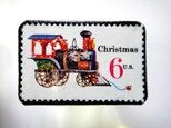 アメリカ1970年 クリスマス切手ブローチ①の画像